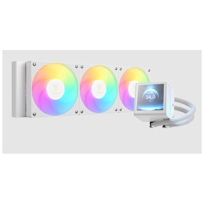 GAMDIAS CHIONE P5-360白(3.4"旋轉磁吸LCD螢幕)