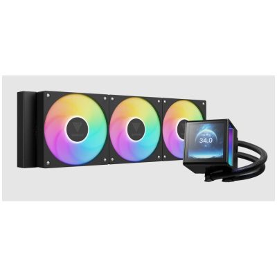 GAMDIAS CHIONE P5-360黑(3.4"旋轉磁吸LCD螢幕)