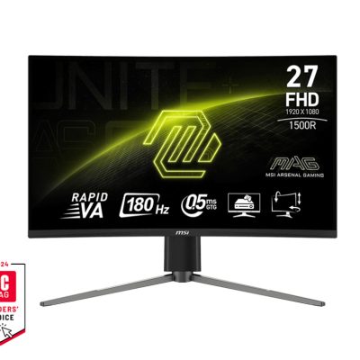MSI 微星MAG 27C6PF 曲面電競螢幕(27型/1500R曲面/FHD/HDMI/DP/VA/HDR/180Hz/0.5ms)