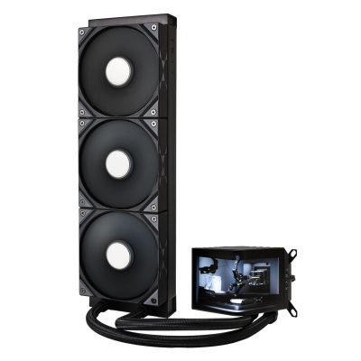 PANORAMA 360 黑色 無光風扇/6.5″AMOLED曲面螢幕/Asetek8.5 V2/6年保/螢幕2年保