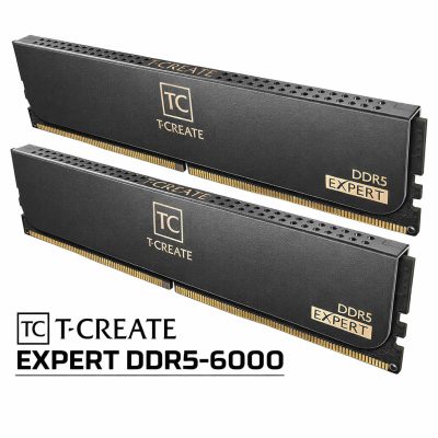 十銓 T-Create EXPERT DDR5-6000 64G(32G*2)-黑(CL38/支援XMP&EXPO)