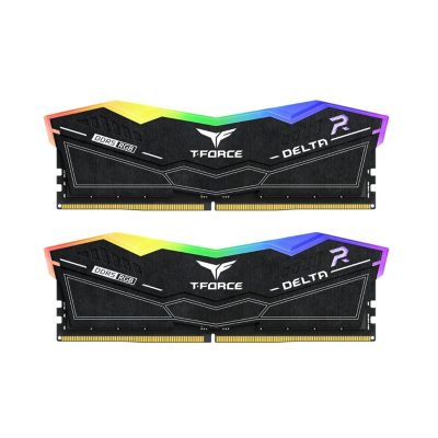 十銓 T-Force DELTA RGB DDR5-6000 32G(16G*2)-黑(CL30/支援XMP&EXPO)