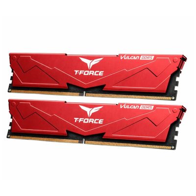 十銓 T-Force VULCAN 火神 DDR5-6000 32G(16G*2)-烈焰紅(CL38/支援XMP&EXPO)