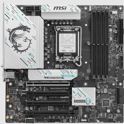 微星 B860M GAMING PLUS WIFI(M-ATX/Intel 5G+Wi-Fi 7/註五年)12+1+1+1相供電