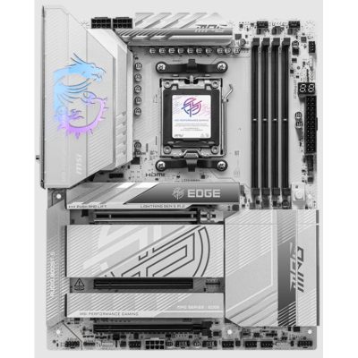 微星 MPG X870E EDGE TI WIFI(ATX/銀白/LAN 5G+Wi-Fi 7/註五年)14+2+1相供電