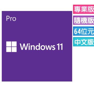 微軟 Windows11 Pro 專業中文隨機版