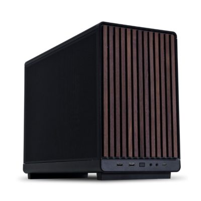 聯力 A3-mATX 實木黑 /顯卡長41.5/CPU高16.5/3面網孔/含顯卡支架/M-ATX