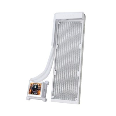 聯力 HydroShift LCD 360N(白) 裸排水冷/風扇選購/2.1吋/側置水冷管/6年