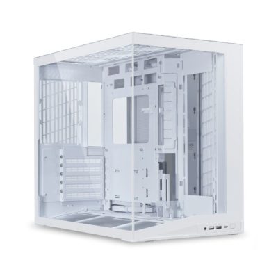 聯力 O11 Dynamic Mini V2 白 卡40/U高16/全景玻璃/無風扇/僅支援5slots/背插(限ATX)