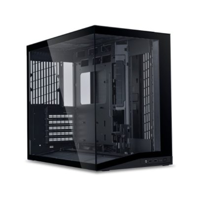 聯力 O11 Dynamic Mini V2 黑 卡40/U高16/全景玻璃/無風扇/僅支援5slots/背插(限ATX)