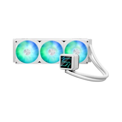 華碩 Prime LC 360 ARGB 水冷(白) /無限鏡上蓋/一體式風扇/厚:5.2cm/6年
