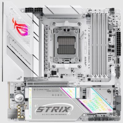 華碩 ROG STRIX B850-G GAMING WIFI(白)(M-ATX/Intel 2.5G+Wi-Fi 7)14+2+1相供電