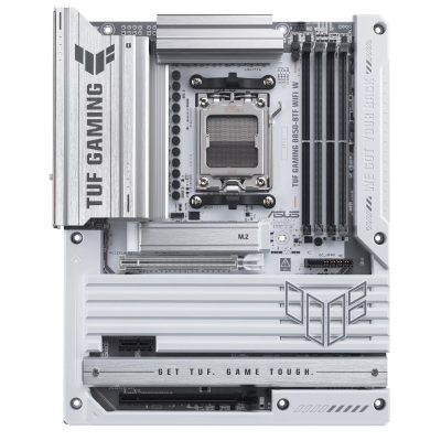 華碩 TUF GAMING B850-BTF WIFI W背插(ATX/LAN2.5G+Wi-Fi 7/註五年/白)14+2+1相供電