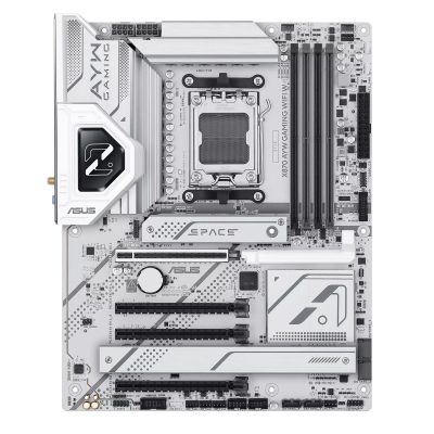 華碩 X870 AYW GAMING WIFI W(ATX/LAN2.5G+無線/註五年/銀白)12+2+1相供電