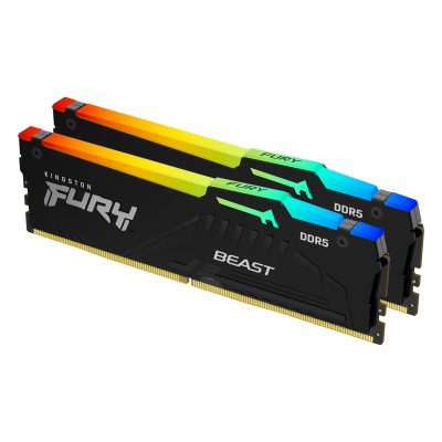 金士頓 FURY Beast RGB 獸獵者 DDR5 6000 32GB(16G*2) CL30 黑