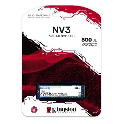 金士頓 NV3 500GB/讀:5000/寫:3000/五年保