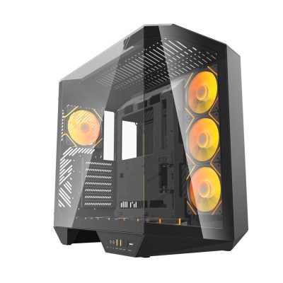 darkFlash DY460 黑 顯卡長40/CPU高18.5/全景玻璃/支援背插/12cm風扇*4/ATX