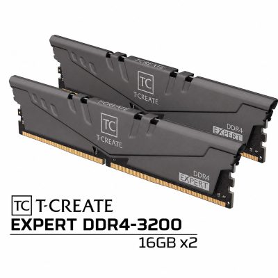 十銓 T-CREATE EXPERT DDR4 3200 32G(16G*2) 黑 CL16
