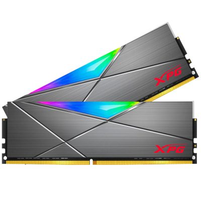 威剛 D50 RGB DDR4 3200 32GB(16G*2) 黑 CL16