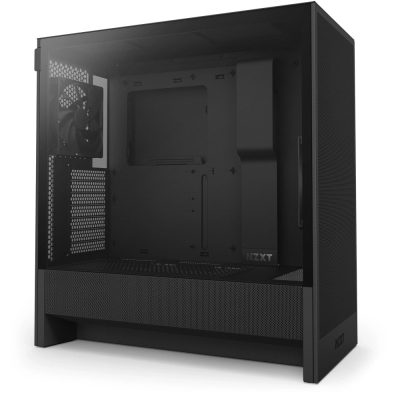 恩傑 NZXT H5 FLOW 黑色 (E-ATX/內附2風扇/支援8風扇/2年保固)