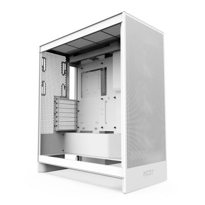 恩傑 NZXT H7 FLOW 機殼 白色 (E-ATX/內附3風扇/支援10風扇/2年保固)