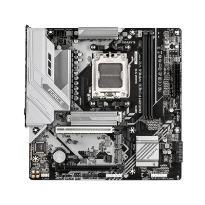 技嘉 B850M FORCE WIFI6E V2 (M-ATX/1H1P/Realtek 2.5Gb/Wi-Fi 6E+BT 5.3/註冊五年保) 8+2+2相供電