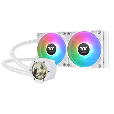曜越 TH240 V2 Ultra ARGB Sync 主板連動( 2.1吋液晶冷頭 ) 白色