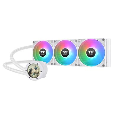 曜越 TH360 V2 Ultra ARGB Sync 主板連動( 2.1吋液晶冷頭 ) 白色