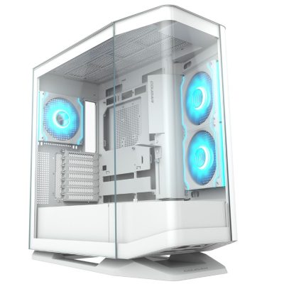 美洲獅 COUGAR FV270 RGB 白 (E-ATX/Type-C/內建風扇測2下1後1/支援BTF背插/顯卡42/U高18)