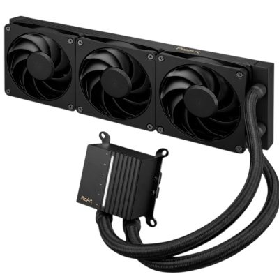 華碩 ProArt LC 360 水冷散熱器 /負載監控發光儀表/Alphacool 效能扇/6年保