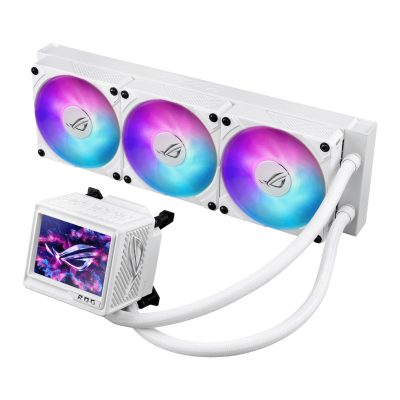 華碩 ROG RYUJIN III 360 ARGB Extreme 白龍神/3.5吋LCD螢幕/Asetek8代泵浦/6年保