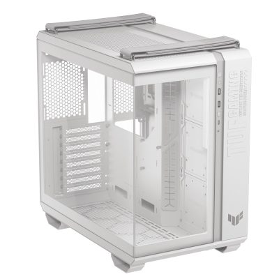 華碩 TUF Gaming GT502 Horizon 無界版 白色 卡長40/CPU高16.3/分艙設計/全景玻璃透側/ATX