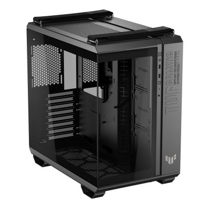 華碩 TUF Gaming GT502 Horizon 無界版 黑色 卡長40/CPU高16.3/分艙設計/全景玻璃透側/ATX