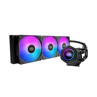 酷碼 MasterLiquid Core Nex 360 ARGB 黑 水冷/無限鏡可旋轉上蓋/5年