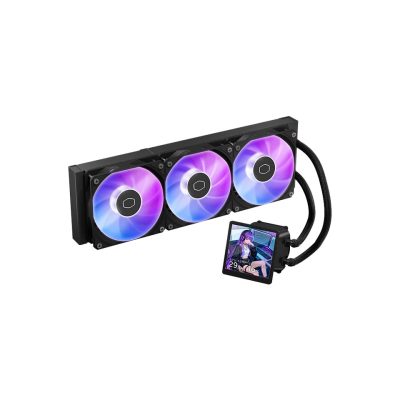 酷碼Cooler Master ML 360 Core LCD 4吋螢幕 ARGB 黑色版 水冷散熱器