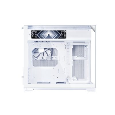 聯力 O11 Vision-M 數位版 白 顯卡長41/U高16.2/9.2吋LCD/三面全景玻璃/分艙/M-ATX