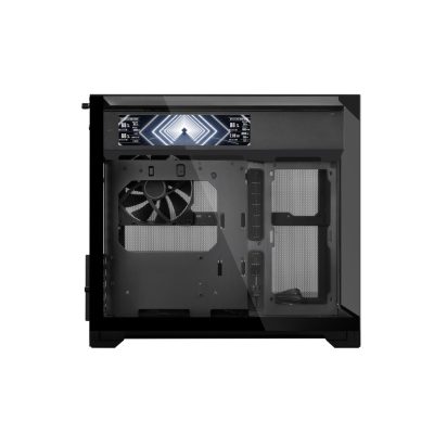 聯力 O11 Vision-M 數位版 黑 顯卡長41/U高16.2/9.2吋LCD/三面全景玻璃/分艙/M-ATX