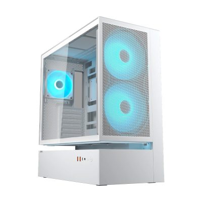 美洲獅 COUGAR CFV 235 MESH 白 (ATX/Type-C/內建風扇前2後1/顯卡40/U高17.5)