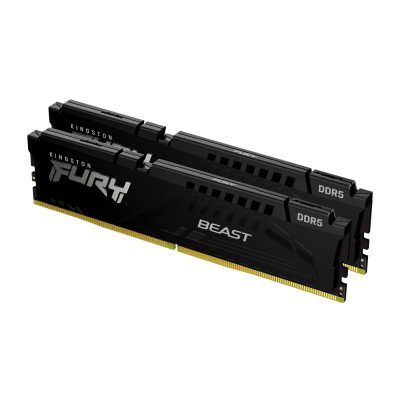 金士頓 FURY Beast 獸獵者 DDR5 6000 32GB(16G*2) 黑(CL30/支援XMP&EXPO)