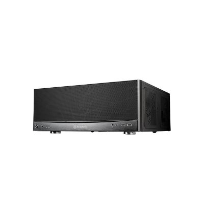 銀欣 GD11 HTPC機殼 黑色 (顯卡長34cm/U高14.6cm/支援240mm水冷/M-ATX)