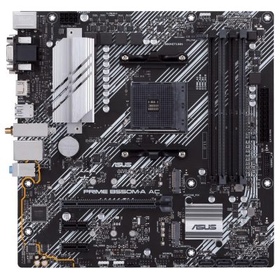 華碩 PRIME B550M-A AC(M-ATX/LAN 1Gb/無線/註四年)8相供電