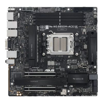 華碩 PRO WS B850M-ACE SE (mATX/1H1P/Realtek 10Gb/內建IPMI晶片/註冊四年保)